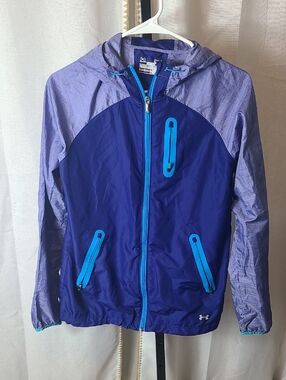 Under Armour Windbreaker, Purple/blue  Womens Size S